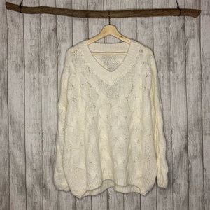 NWT Forever 21 Brushed cable knit sweater